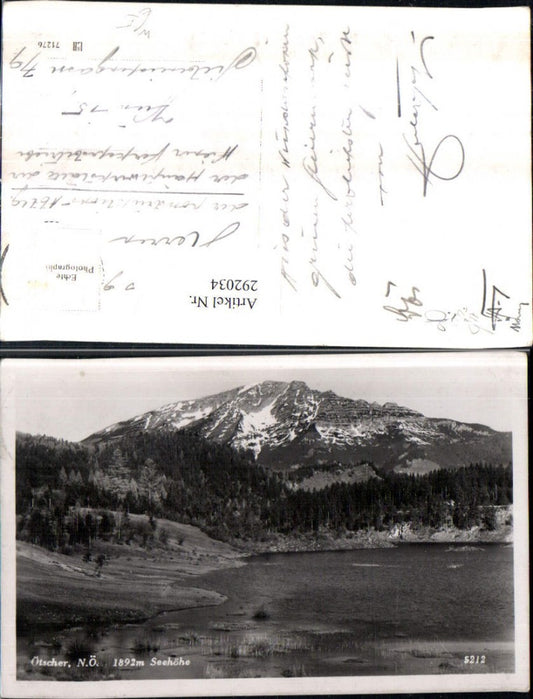 292034,Ötscher Bergkulisse See b. Lackenhof
