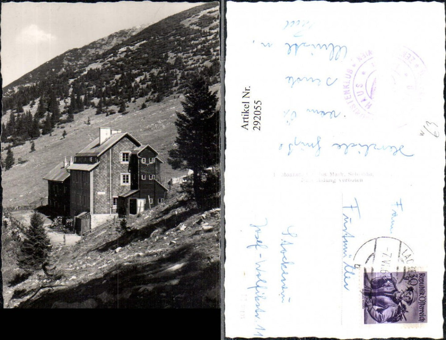 292055,Ötscher Schutzhaus Berghütte b. Lackenhof