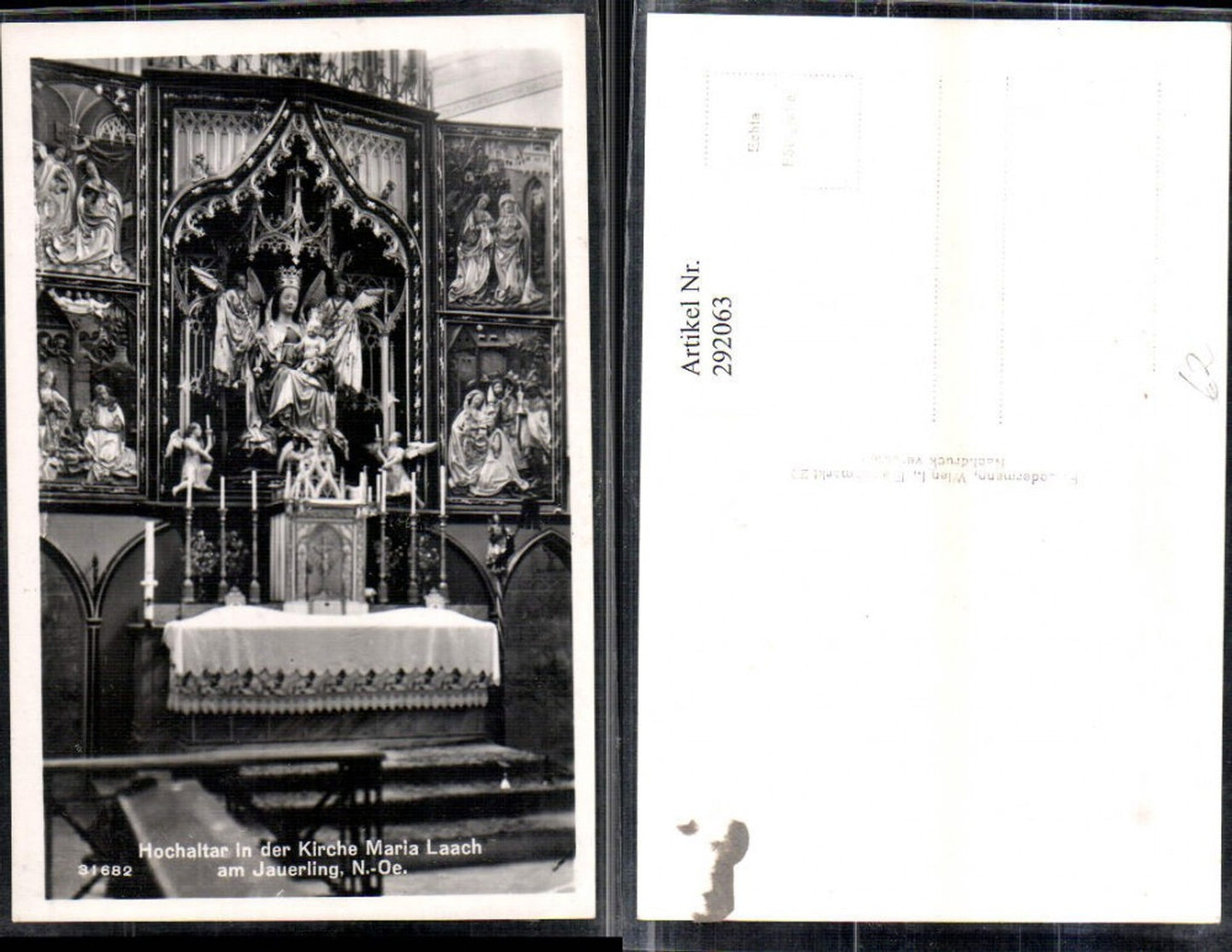 292063,Maria Laach am Jauerling Kirche Hochaltar Altar