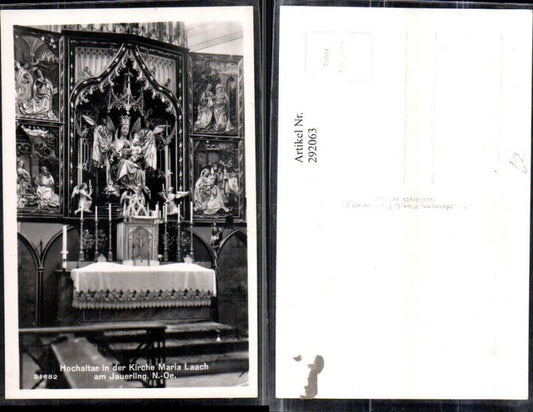 292063,Maria Laach am Jauerling Kirche Hochaltar Altar