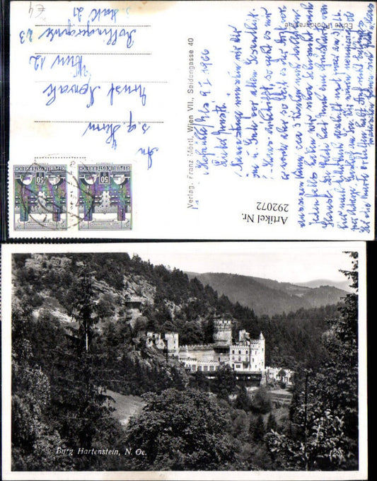 292072,Burg Hartenstein b. Weinzierl am Walde