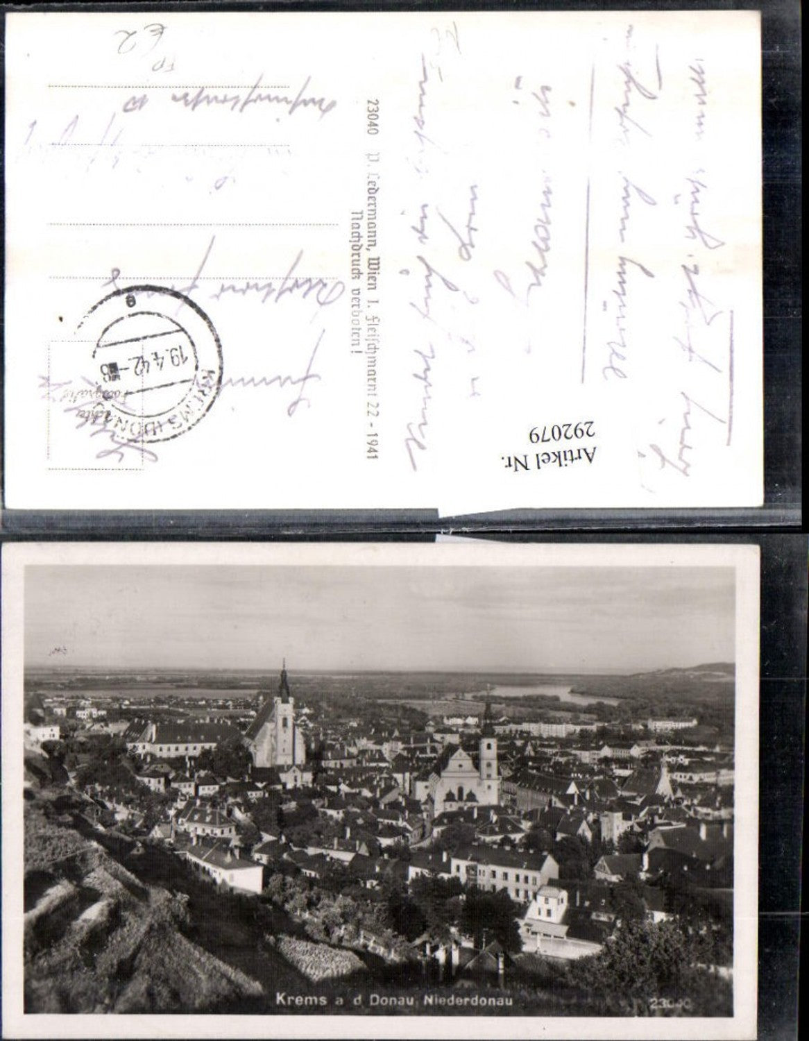 292079,Krems an d. Donau Totale Feldpost