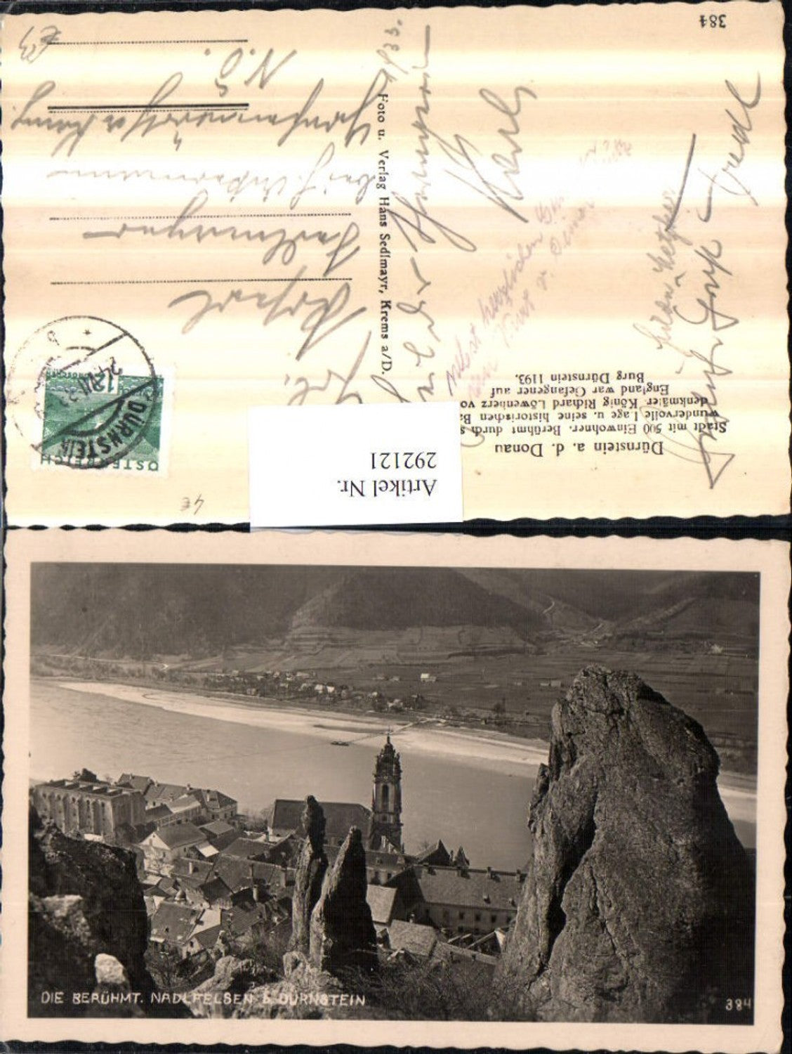 292121,Dürnstein an d. Donau Totale Nadelfelsen