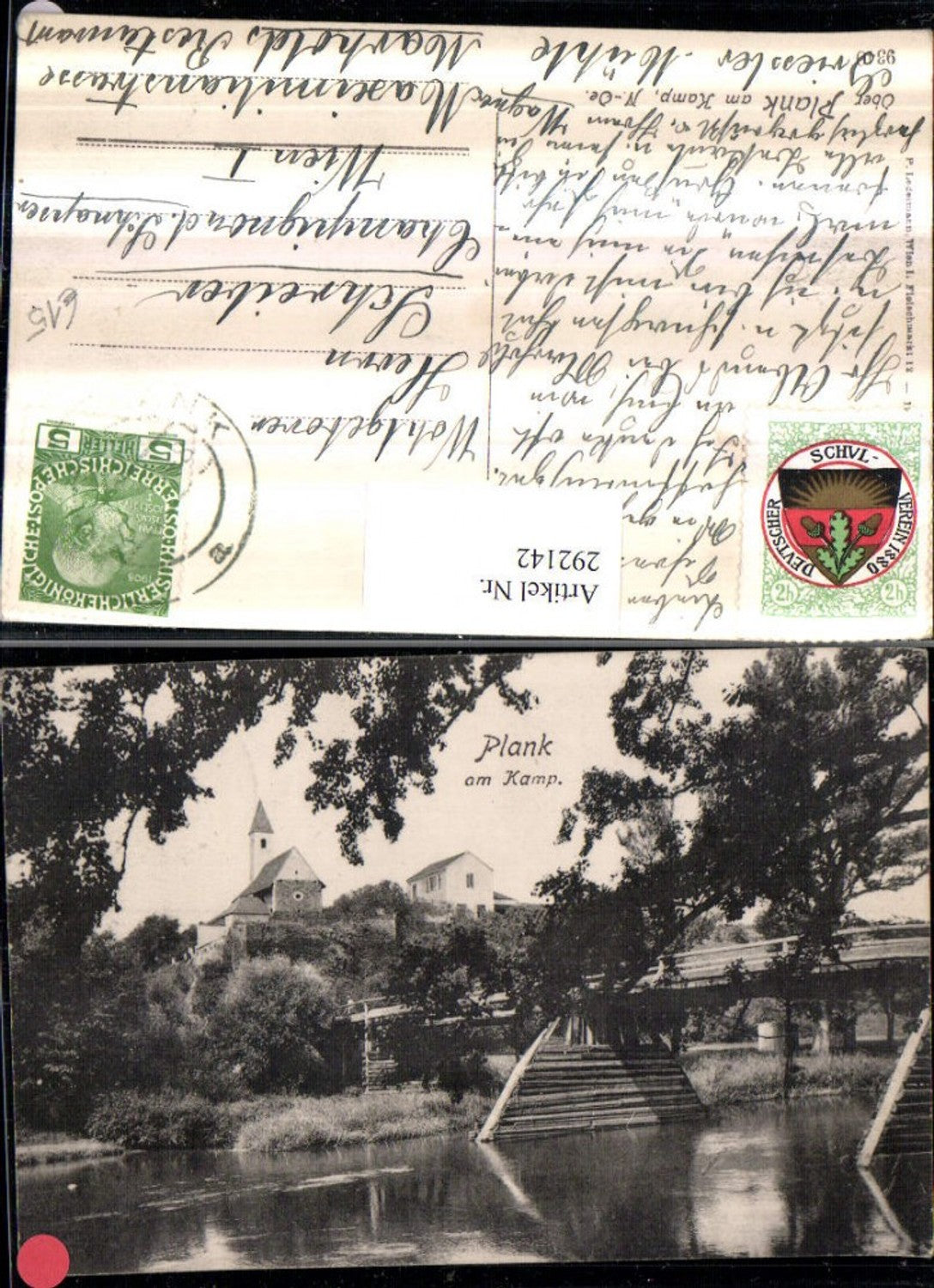 292142,Plank am Kamp Motiv Kirche Brücke