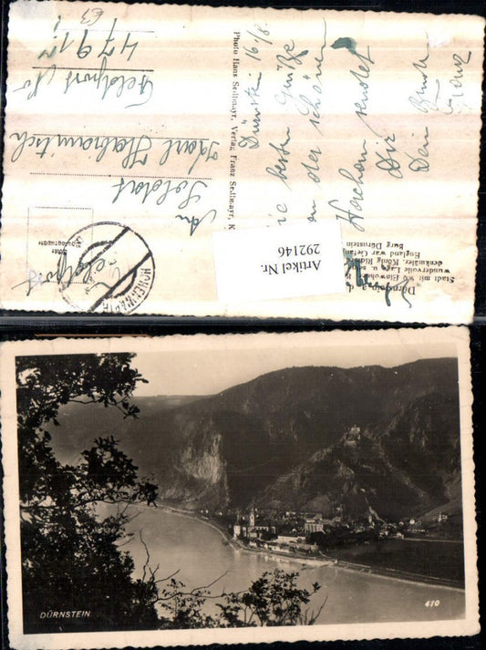 292146,Dürnstein an d. Donau Totale m. Ruine