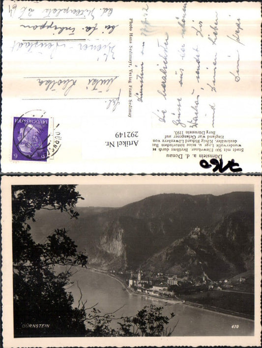 292149,Dürnstein an d. Donau Totale m. Ruine