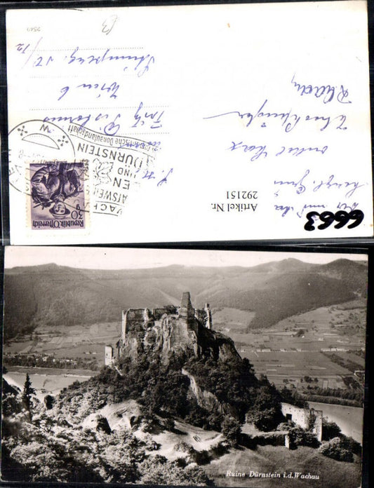 292151,Ruine Dürnstein in d. Wachau