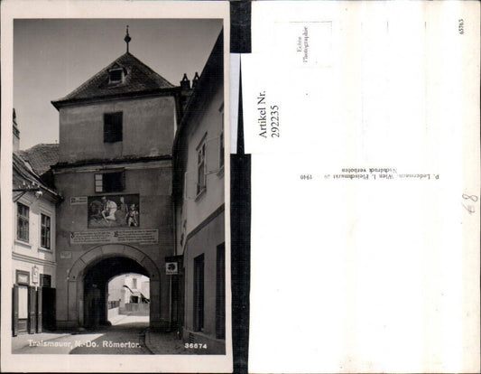 292235,Traismauer Römertor Tor Straßenansicht