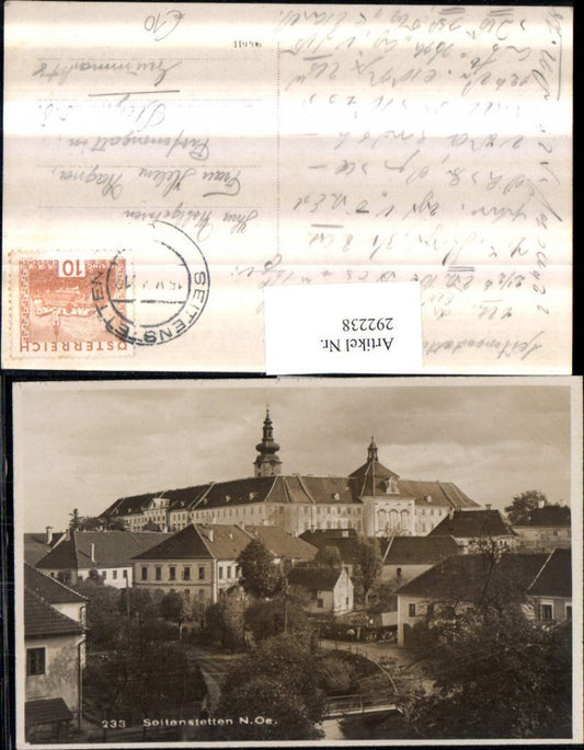 292238,Seitenstetten Teilansicht m. Stift