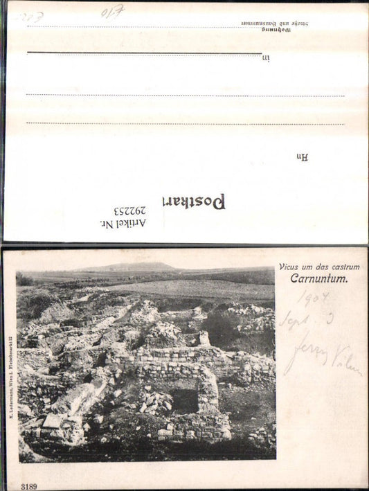 292253,Vicus um das castrum Carnuntum b. Deutsch-Altenburg