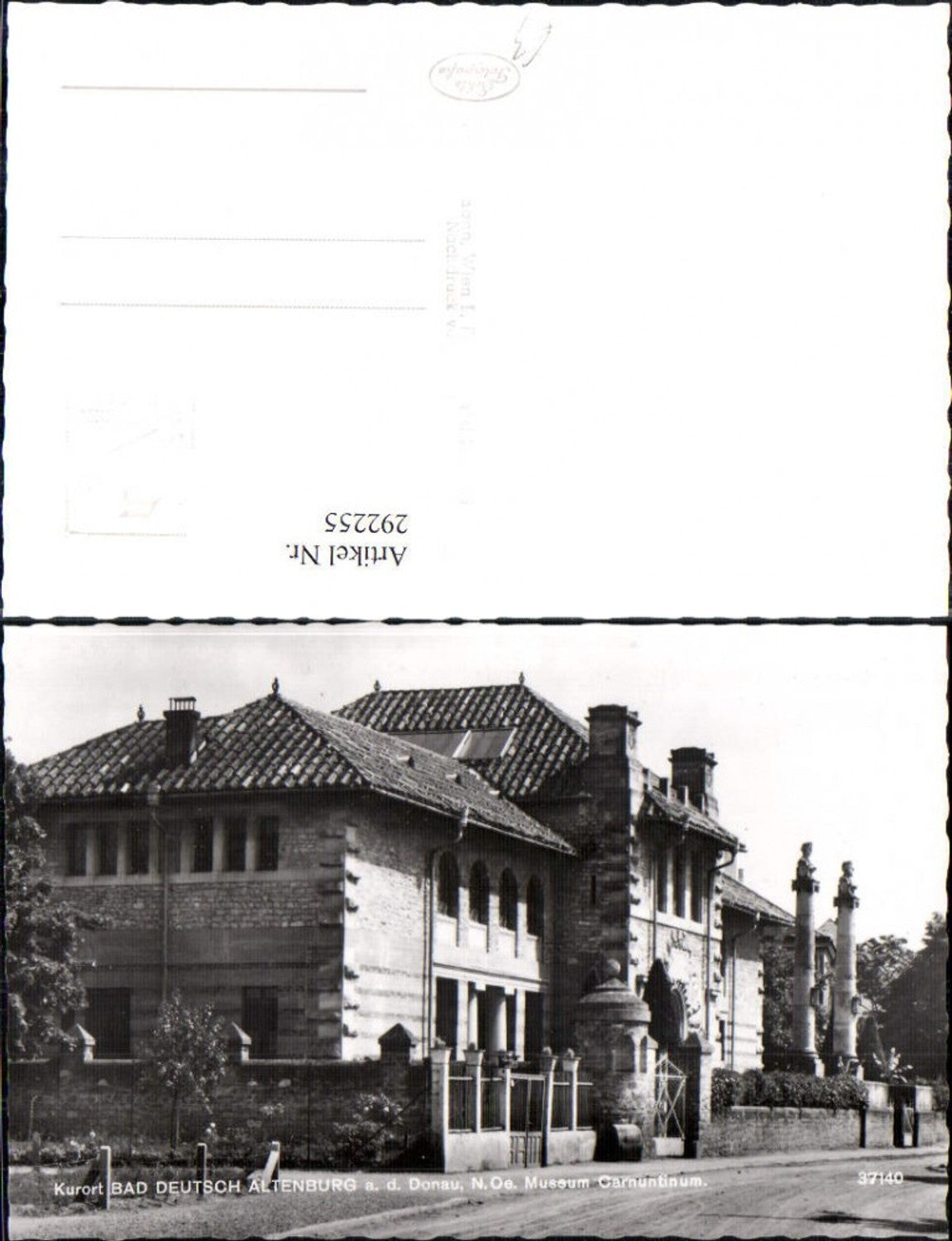 292255,Bad Deutsch-Altenburg an d. Donau Museum Carnuntinum