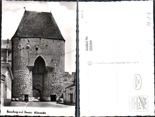 292269,Hainburg an d. Donau Wienertor Tor Straßenansicht