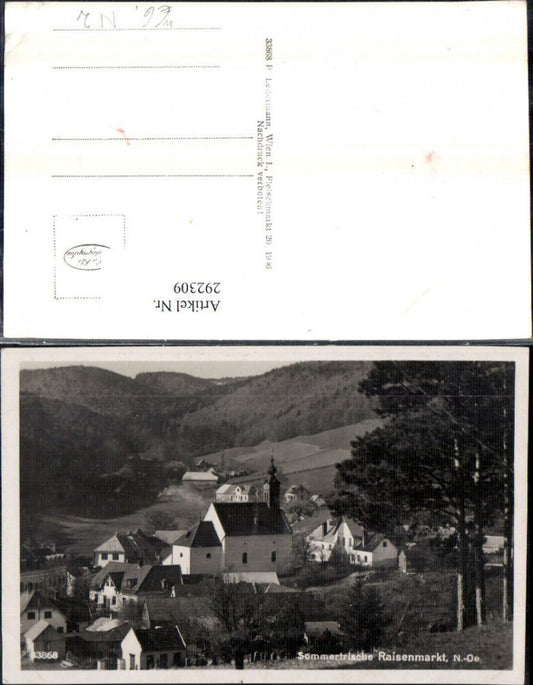 292309,Raisenmarkt Totale Kirche b. Alland