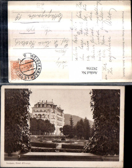 292356,Neuhaus im Wienerwald b. Weissenbach Hotel d'Orange