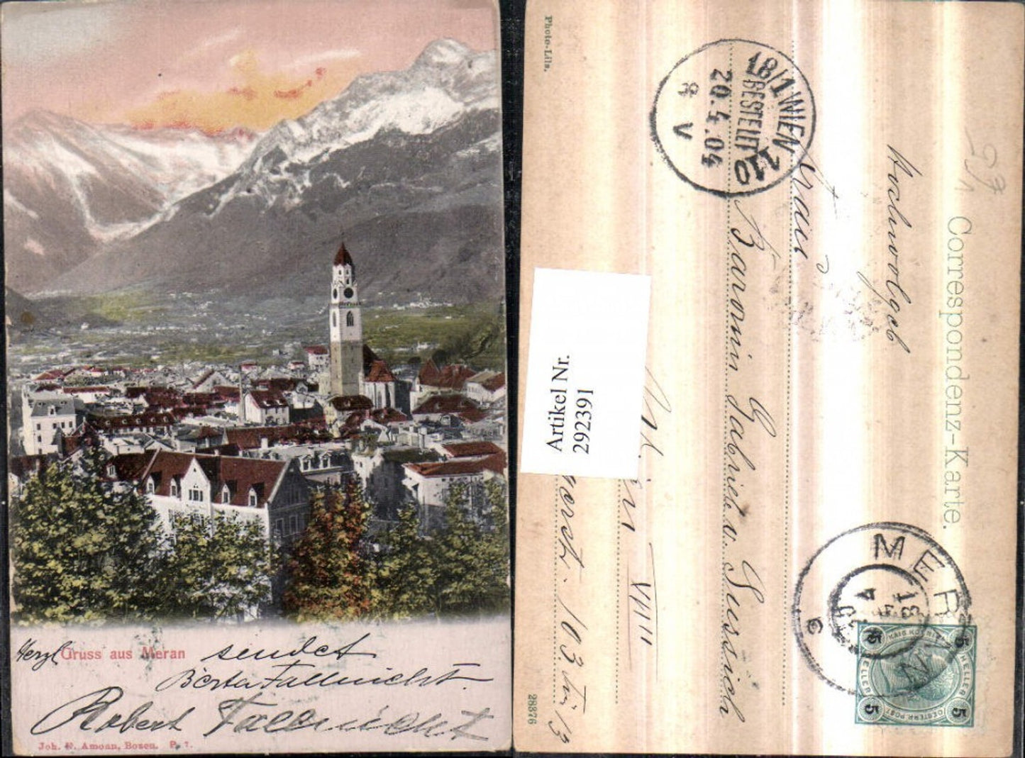 Alte Ansichtskarte – Old Postcard