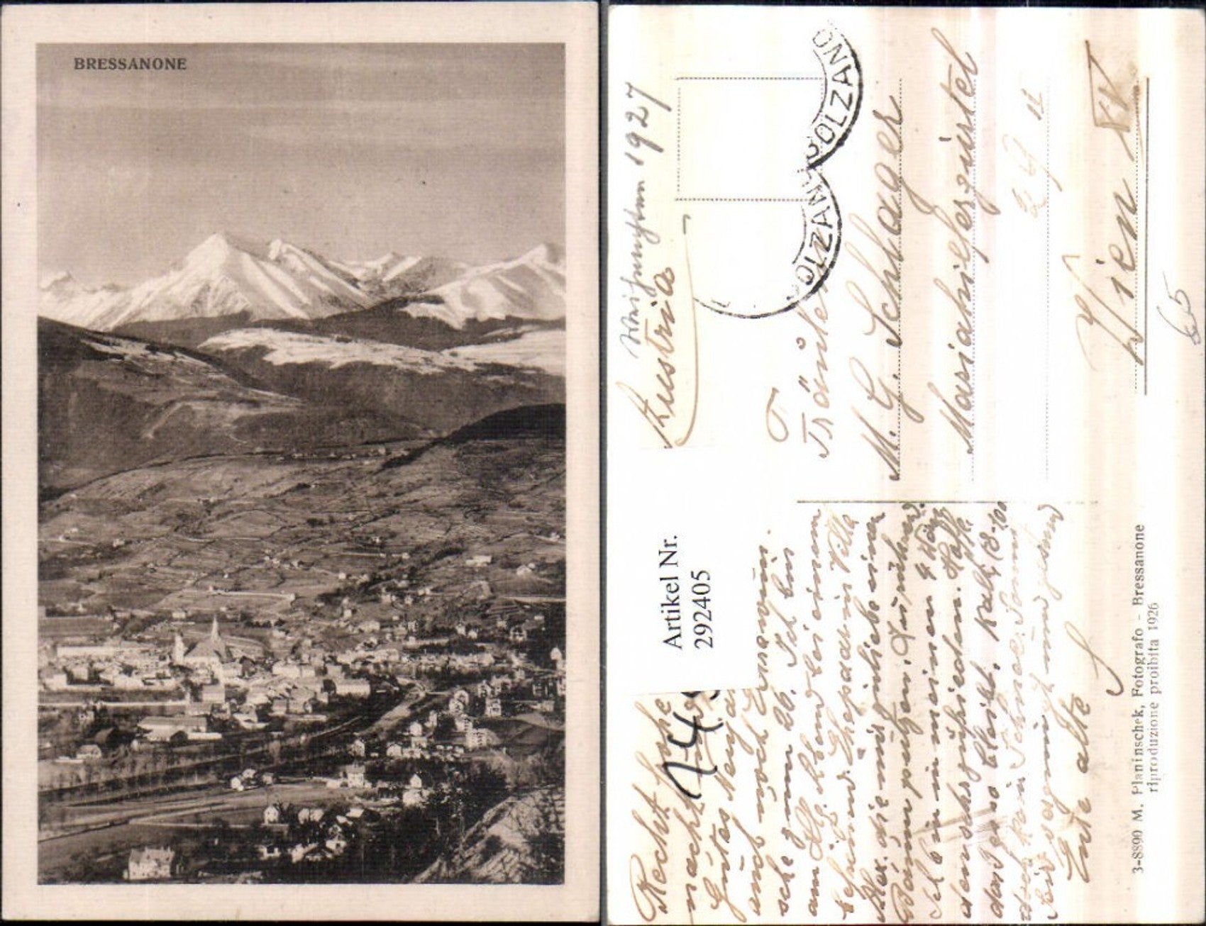 Alte Ansichtskarte – Old Postcard