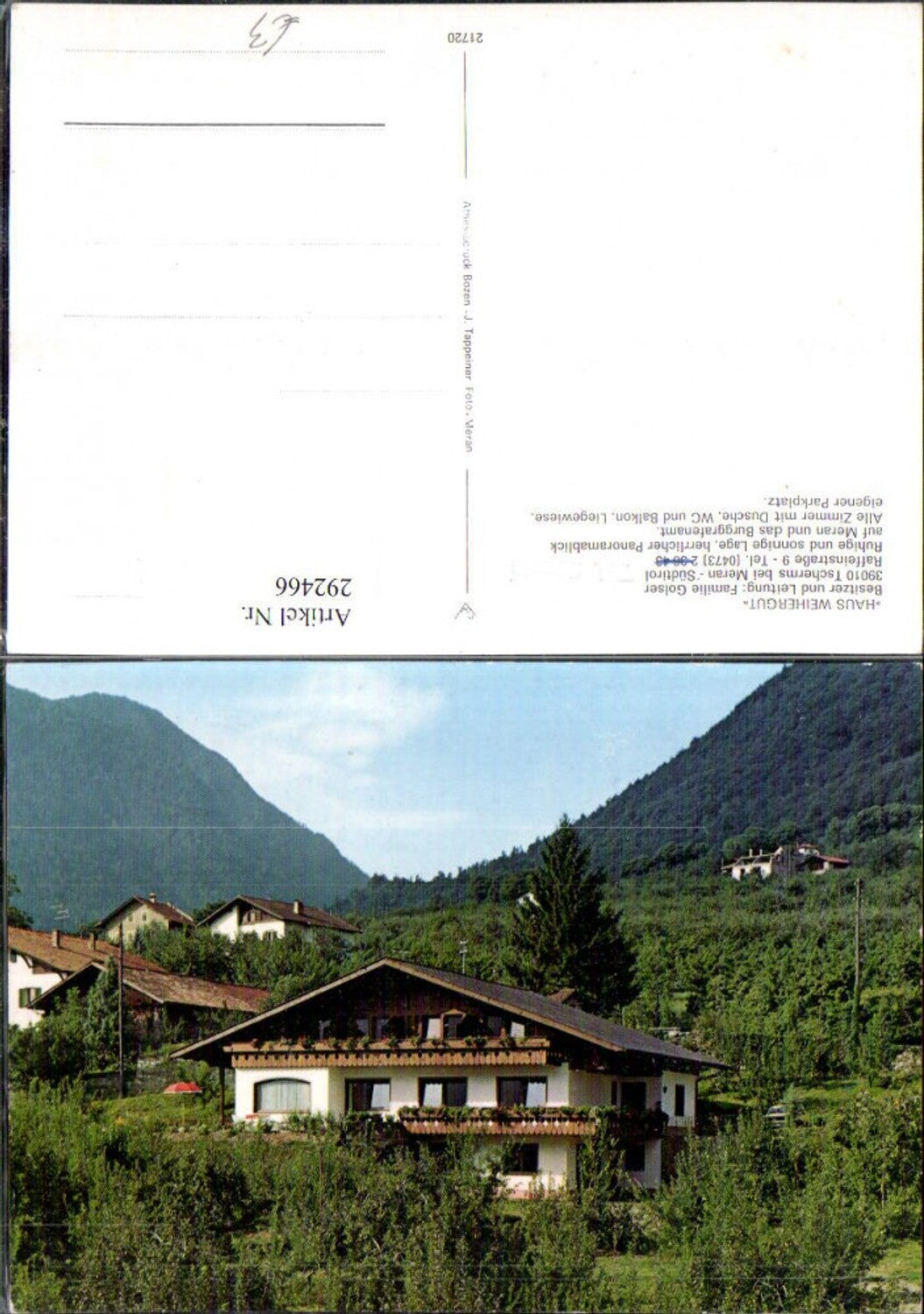 Alte Ansichtskarte – Old Postcard