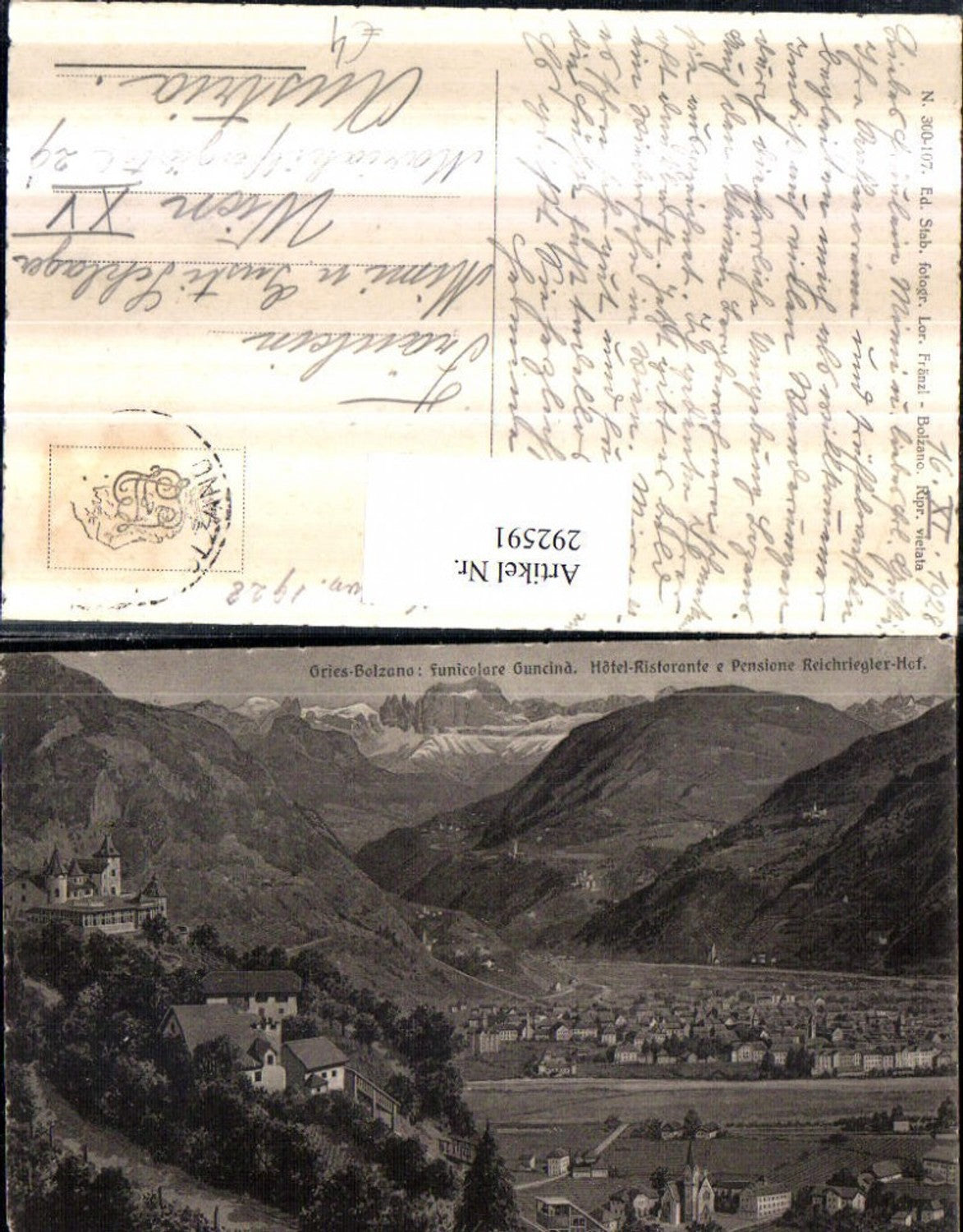 Alte Ansichtskarte – Old Postcard