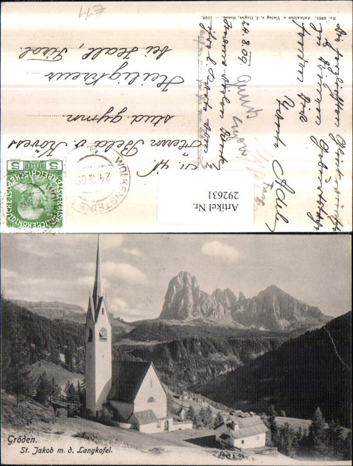 Alte Ansichtskarte – Old Postcard