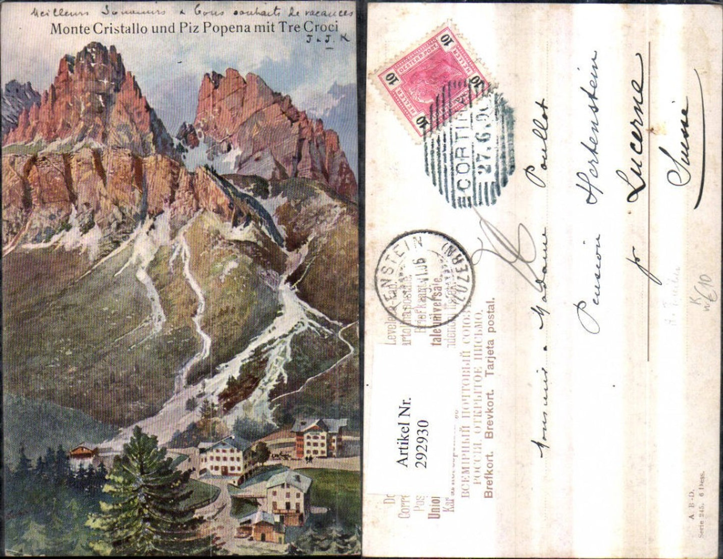 Alte Ansichtskarte – Old Postcard