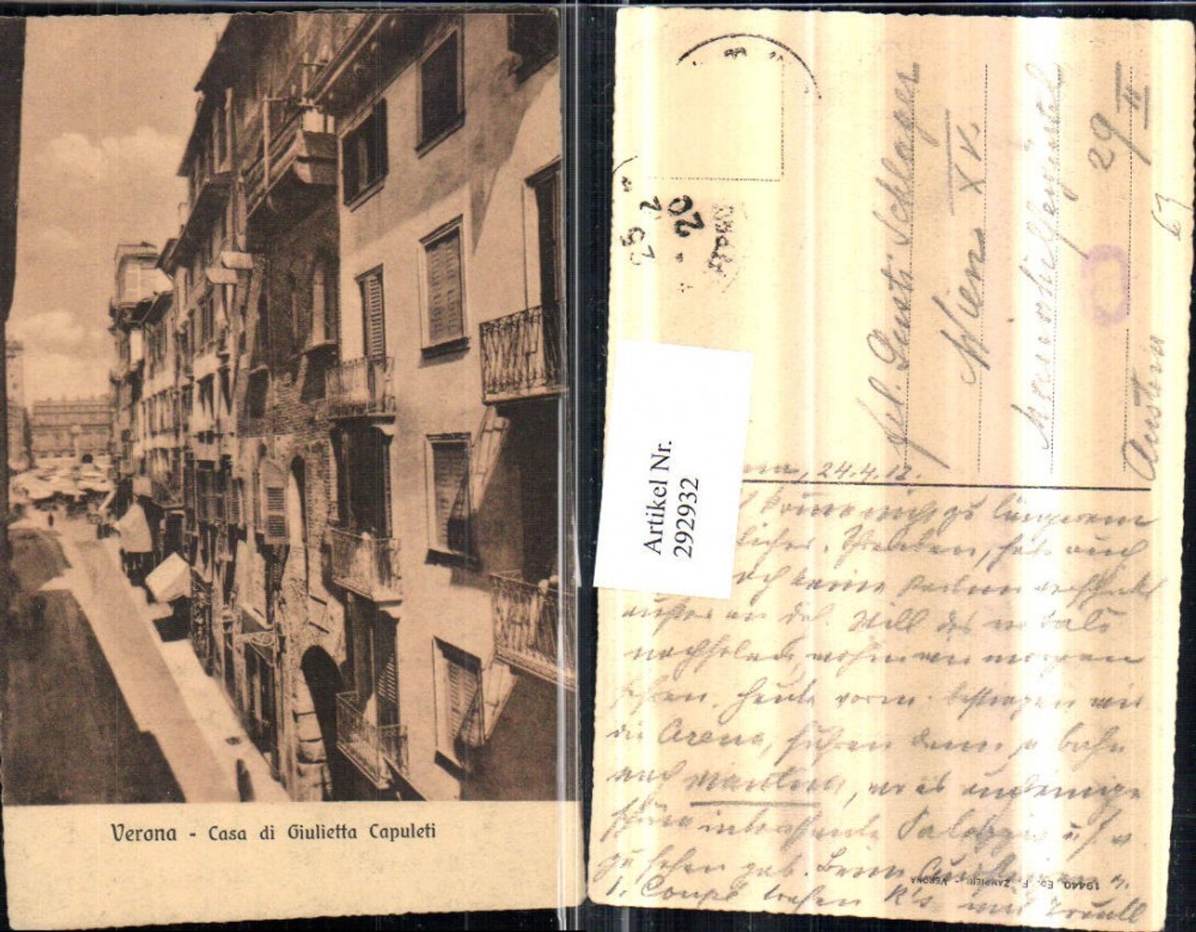 Alte Ansichtskarte – Old Postcard