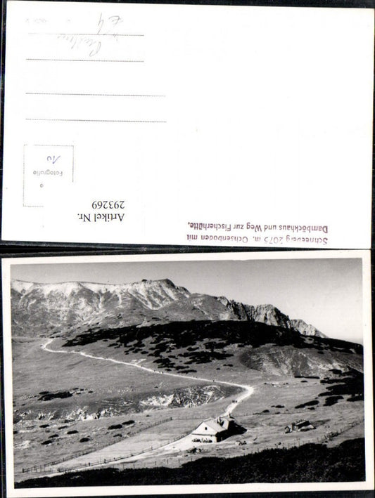 293269,Schneeberg Ochsenboden m. Damböckhaus Bergkulisse b. Puchberg