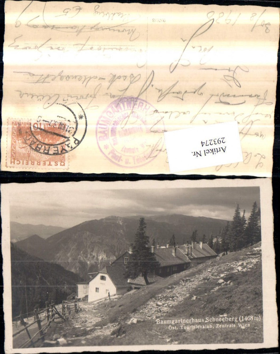 293274,Baumgartnerhaus Berghütte Bergkulisse b. Puchberg