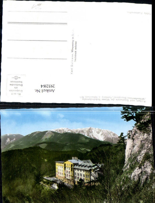 293284,Puchberg am Schneeberg Urlauberhaus Strengberg Bergkulisse