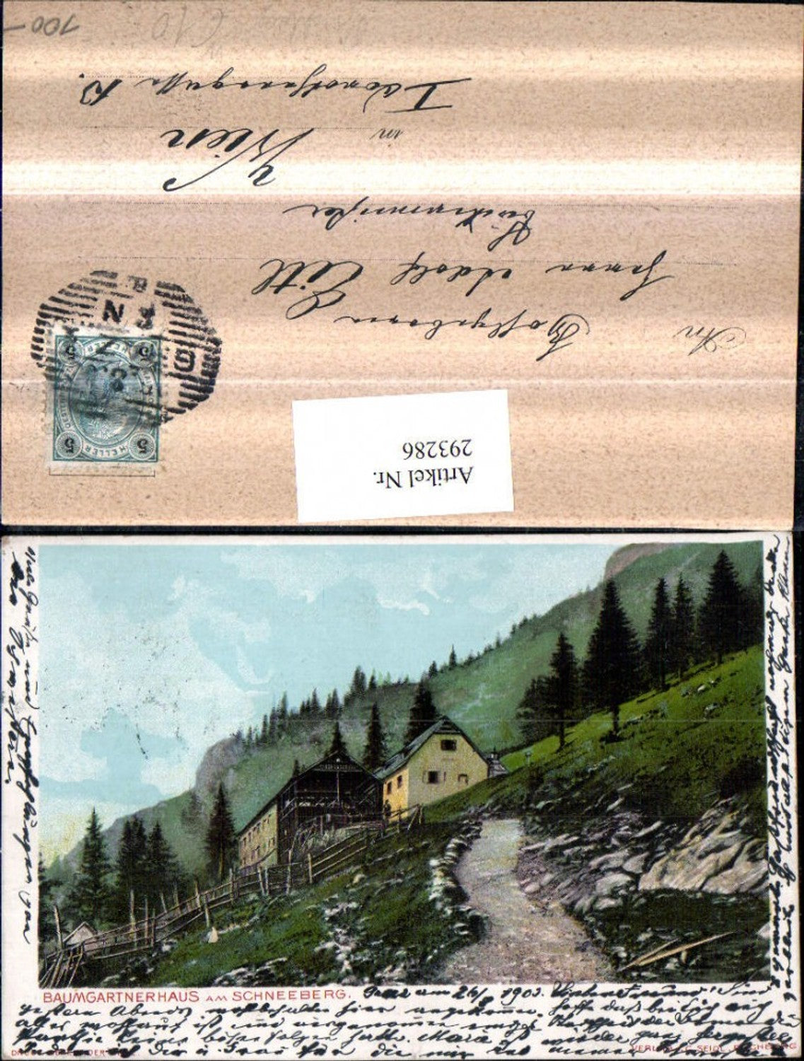 293286,Baumgartnerhaus Berghütte am Schneeberg b. Puchberg