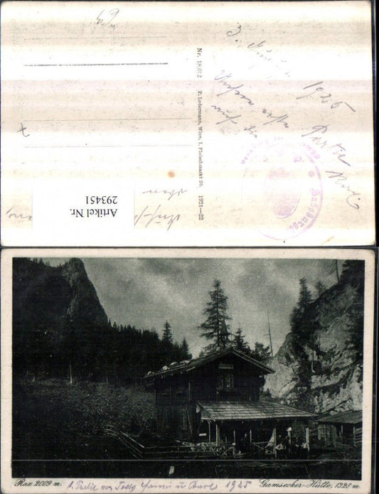 293451,Rax Gamsecker-Hütte b. Schwarzau im Gebirge