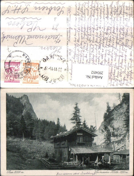 293452,Rax Gamsecker-Hütte b. Schwarzau im Gebirge
