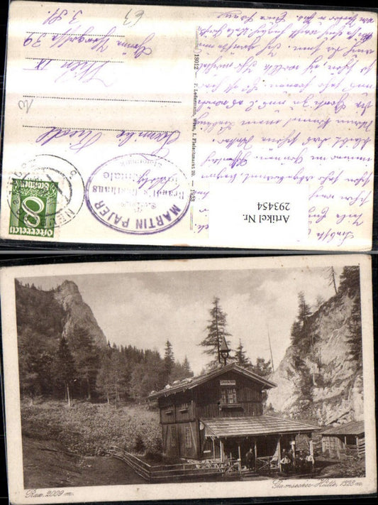 293454,Rax Gamsecker-Hütte b. Schwarzau im Gebirge