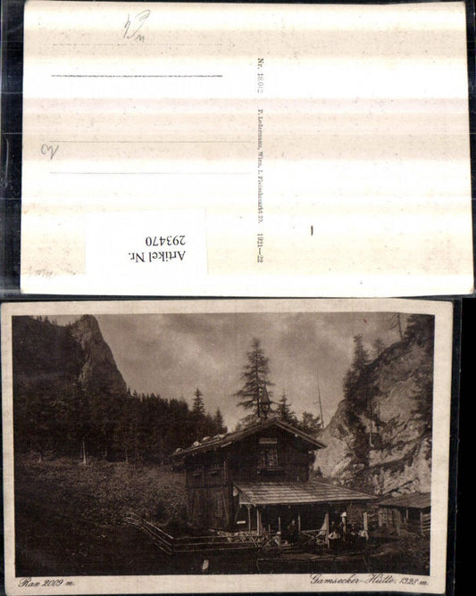 293470,Rax Gamsecker-Hütte b. Schwarzau im Gebirge
