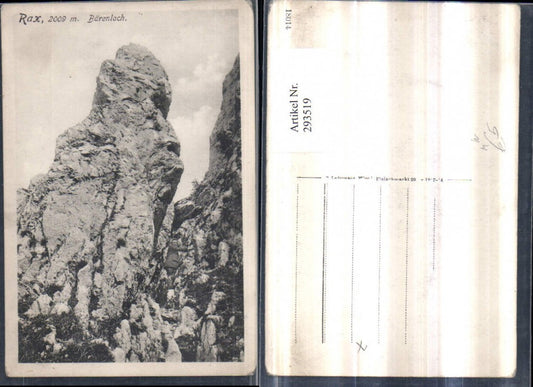 293519,Rax Bärenloch Motiv Bergsteiger Kletterer b. Reichenau