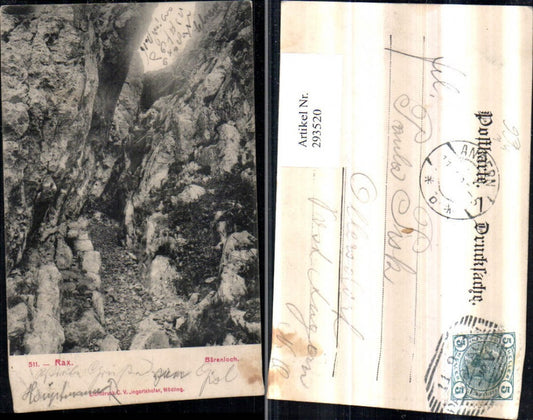 293520,Rax Bärenloch Motiv Bergsteiger Kletterer b. Reichenau
