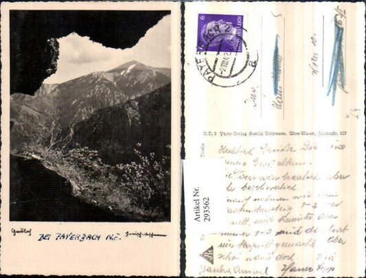 293562,Rax Gaisloch Bergkulisse b. Payerbach