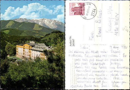 293567,Puchberg am Schneeberg Urlauberhaus Strengberg Bergkulisse