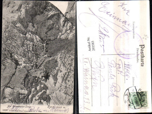 293583,Rax Am Reißtalersteig b. Reichenau Bergsteiger