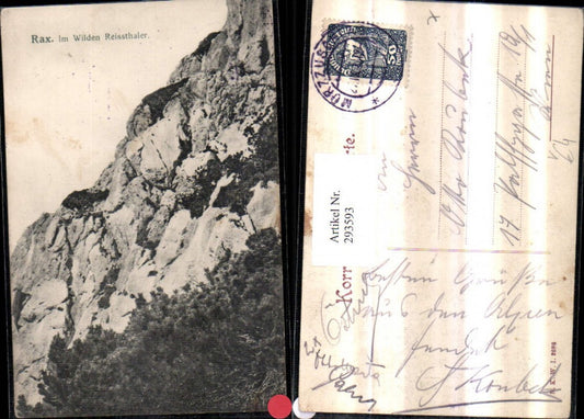 293593,Rax Im Wilden Reißthaler Partie b. Reichenau pub Brüder Kohn B.K.W.I. 2688