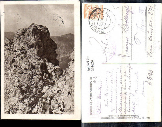 293624,Rax Gratturm am Wilden Gamseck b. Naßwald Schwarzau Bergsteiger