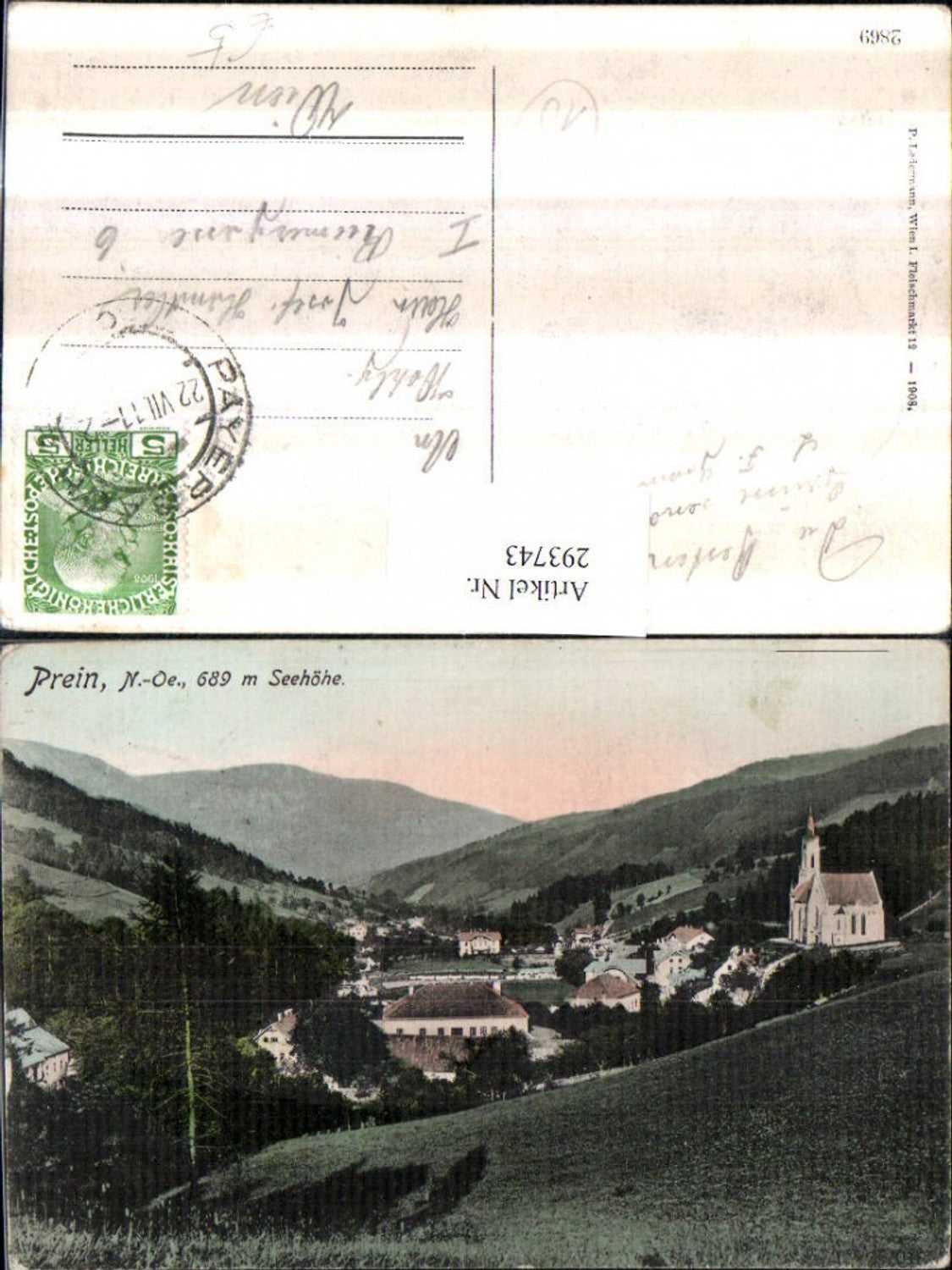 293743,Prein an d. Rax Totale Kirche