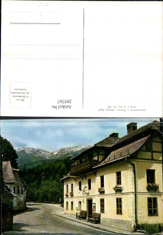 293767,Prein an d. Rax Alpengasthof u. Pension Unterer Eggl Bergkulisse