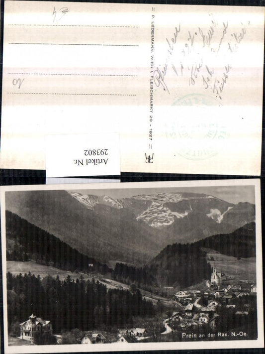 293802,Prein an d. Rax Totale Bergkulisse