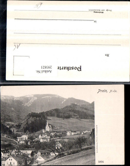 293821,Prein an d. Rax Totale Bergkulisse
