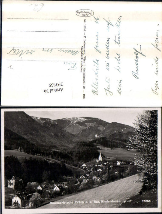 293839,Prein an d. Rax Totale Bergkulisse