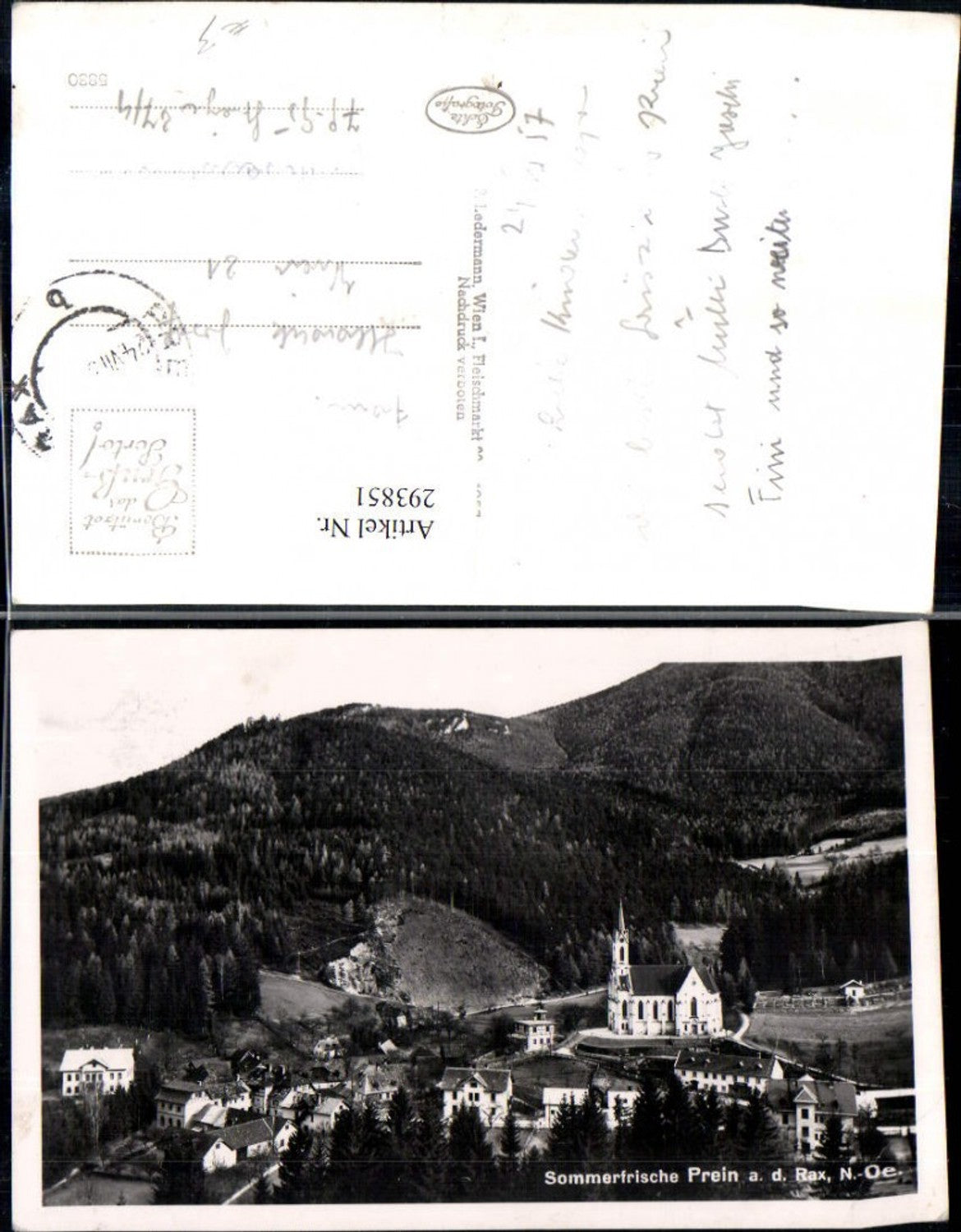 293851,Prein an d. Rax Totale Kirche
