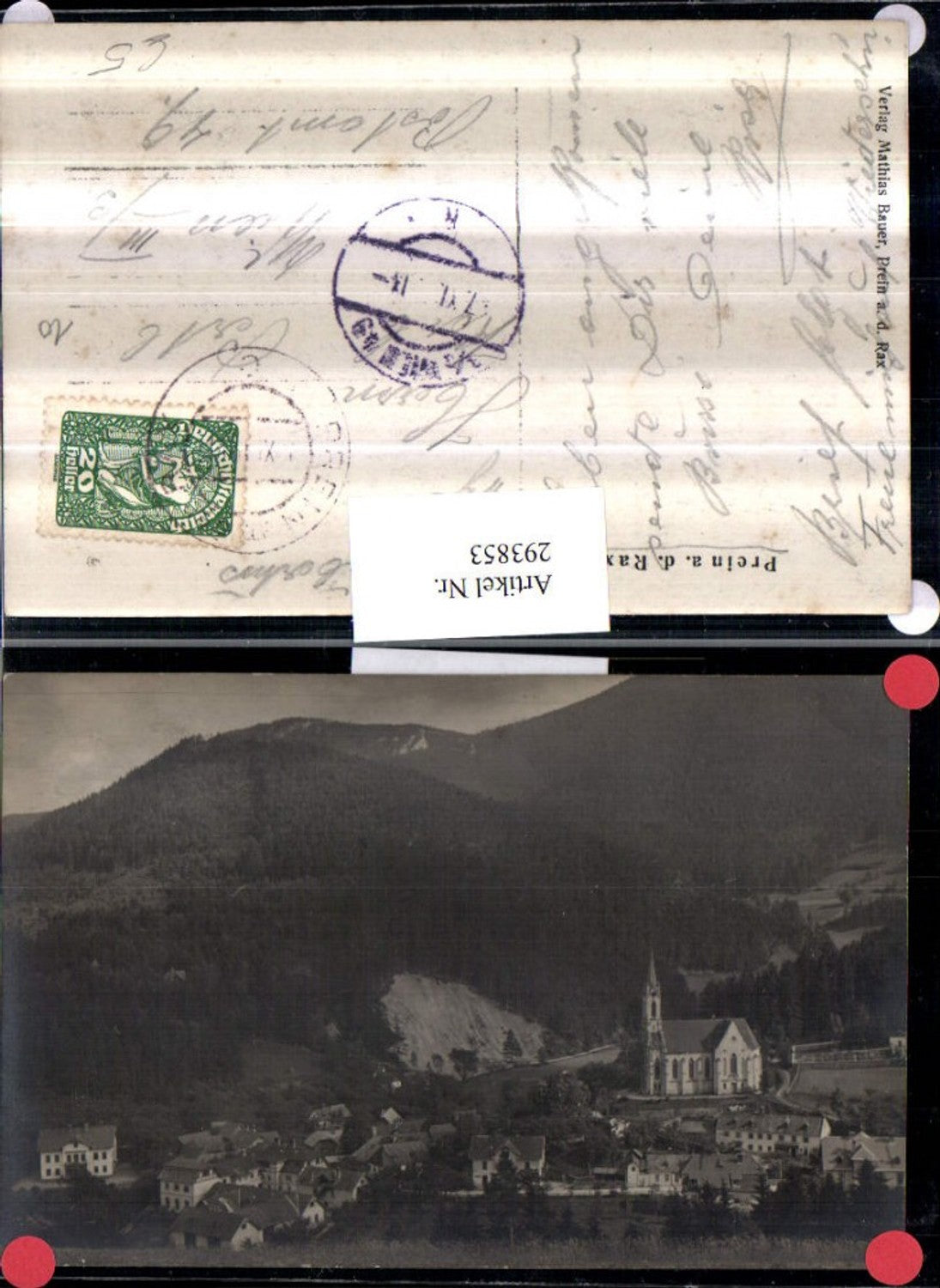 293853,Prein an d. Rax Totale Kirche