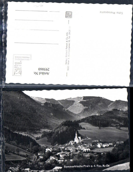 293860,Prein an d. Rax Totale Bergkulisse