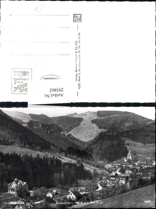 293862,Prein an d. Rax Totale m. Altersheim Bergkulisse