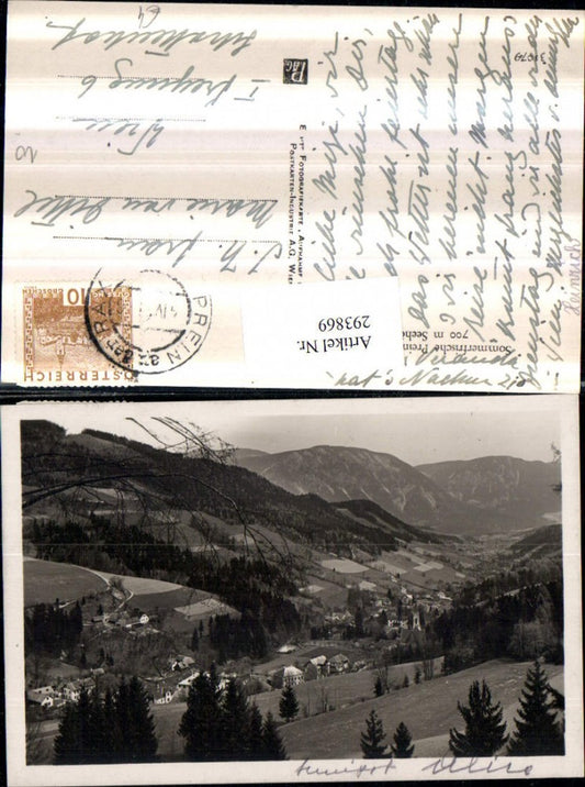 293869,Prein an d. Rax Totale Bergkulisse